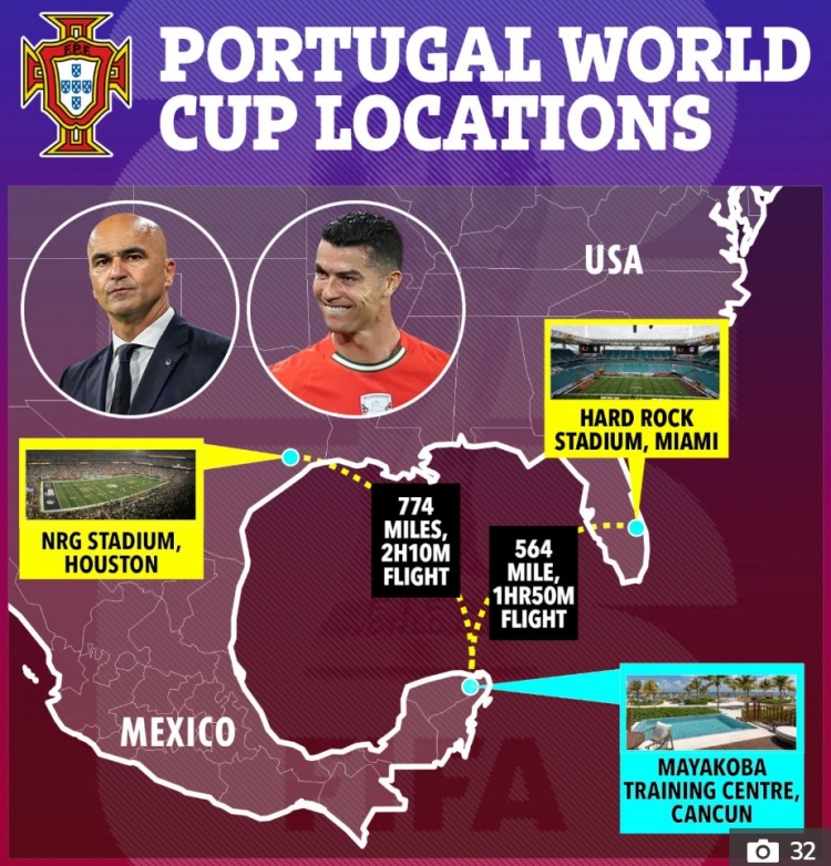 开云体育登陆入口-太阳报：葡萄牙队选择墨西哥的派对之都坎昆作为世界杯基地